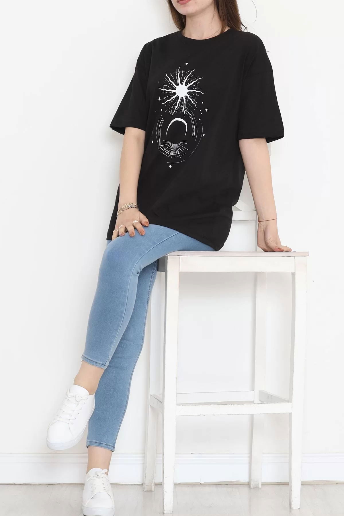 Printed T-shirt Black - 16492.1567.