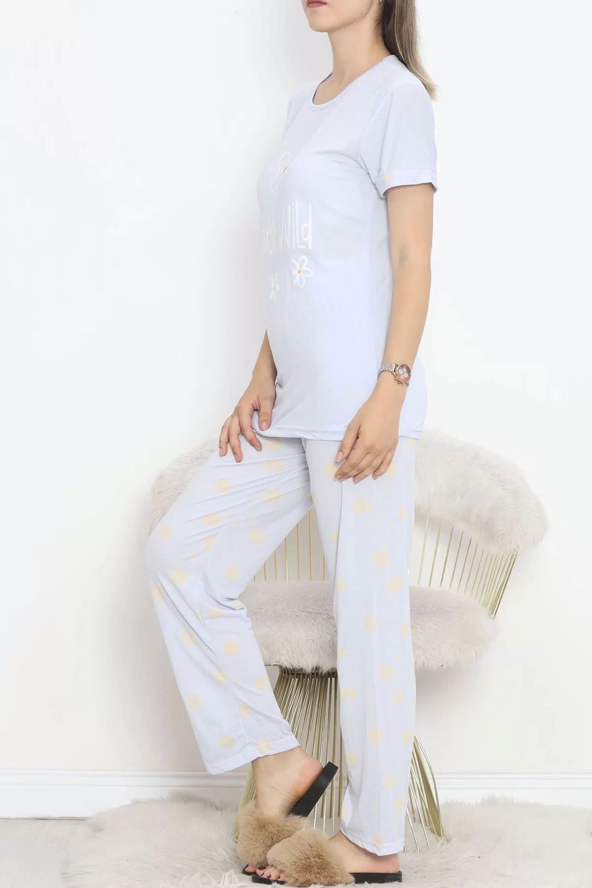 Poliviskon Crew-Neck Pajama Set Bebemavi - 301.1287.