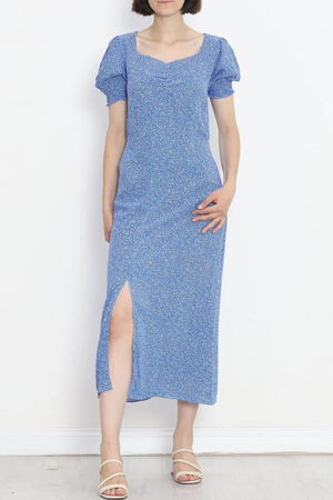 Kiss Neck Dress Blue - 696.1247.