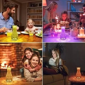 Tufeyo Jug Model Led Table Top Crystal Acrylic Lamp with Usb Charged Remote Control 16 Different Light Modes