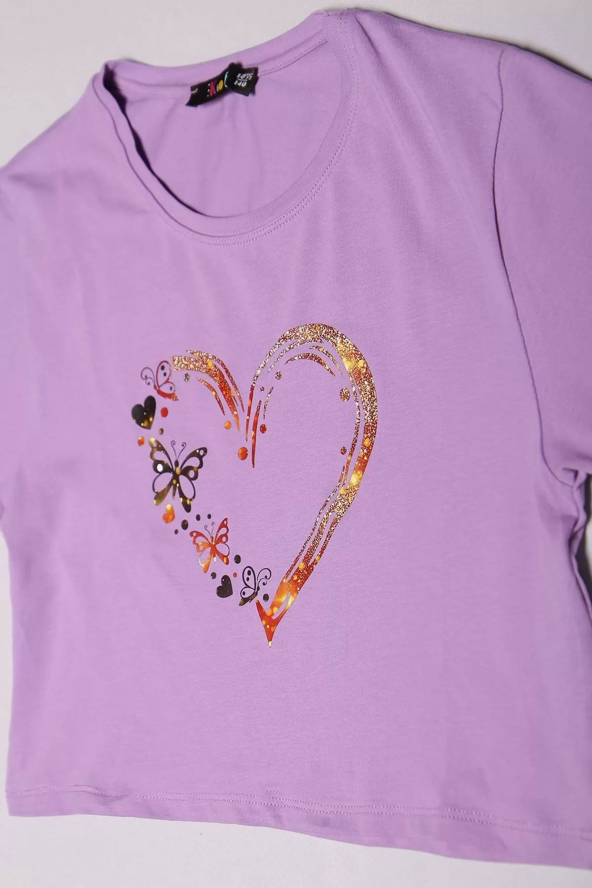 10-16 Years Printed Kids T-Shirt Lilac - 17793.1567.