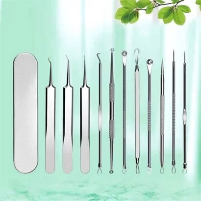 Buffer®11 Piece Blackhead Remover Skin Care Comedone Set