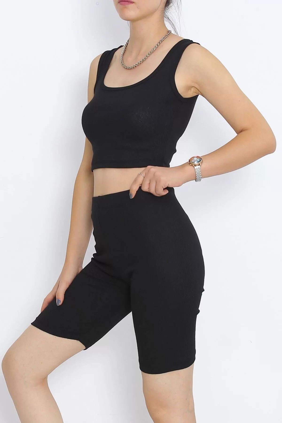 Camisole Shorts Set Black - 16608.1567.