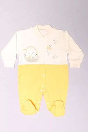 1-6 Month Baby Jumpsuit Ekrusarı - 02256.1803.