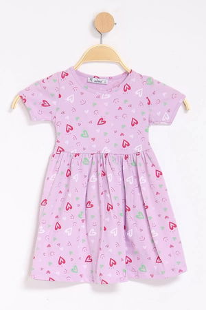 1-4 Year Old Meters Printed Children's Dress Lilac - 524159.1576.