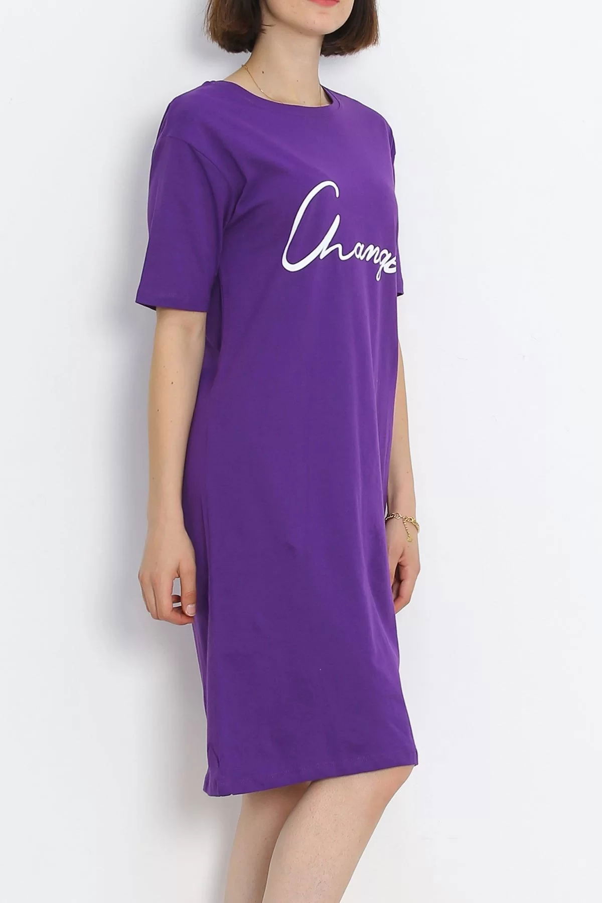 Printed Suprem Dress Purple - 15867.1567.