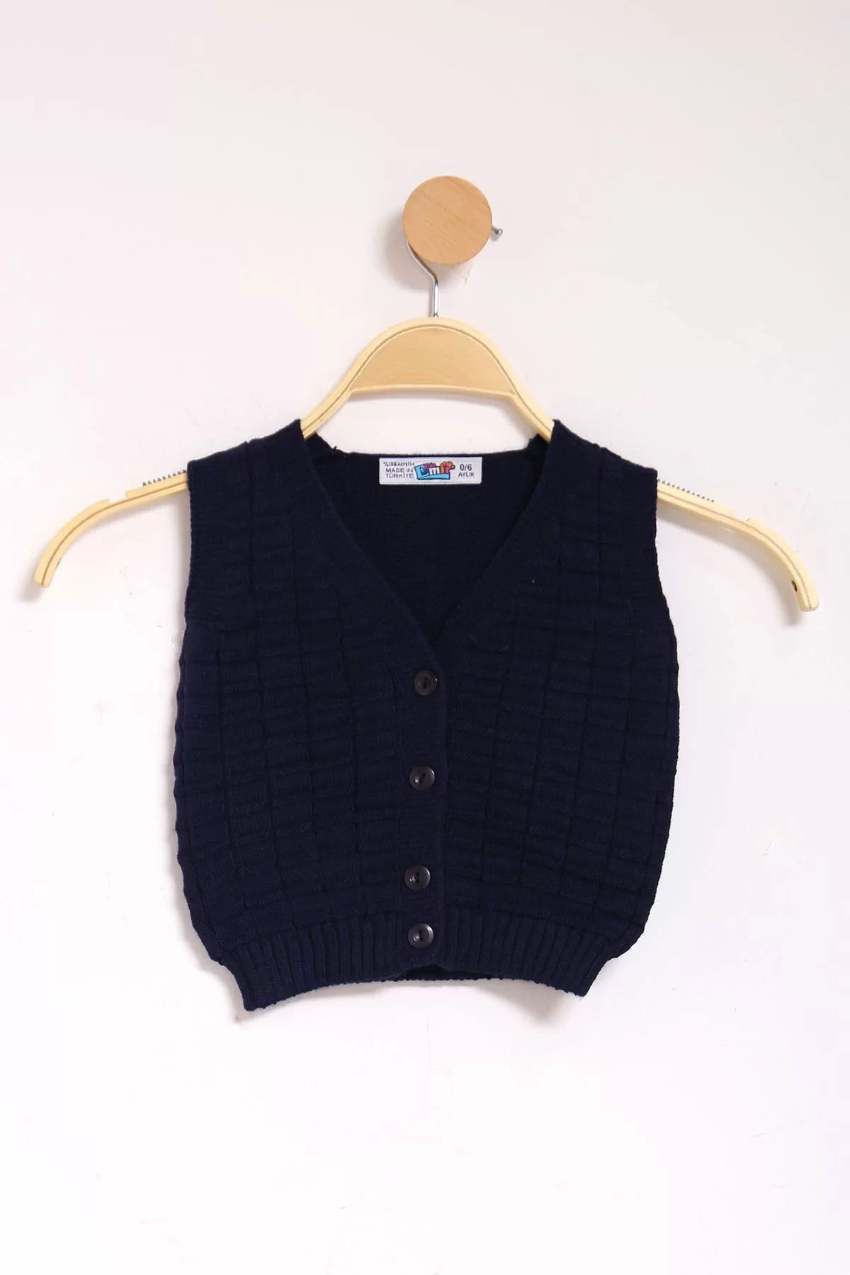 0-6 Months Boys Baby Sweater Navy Blue - 18576.1766.