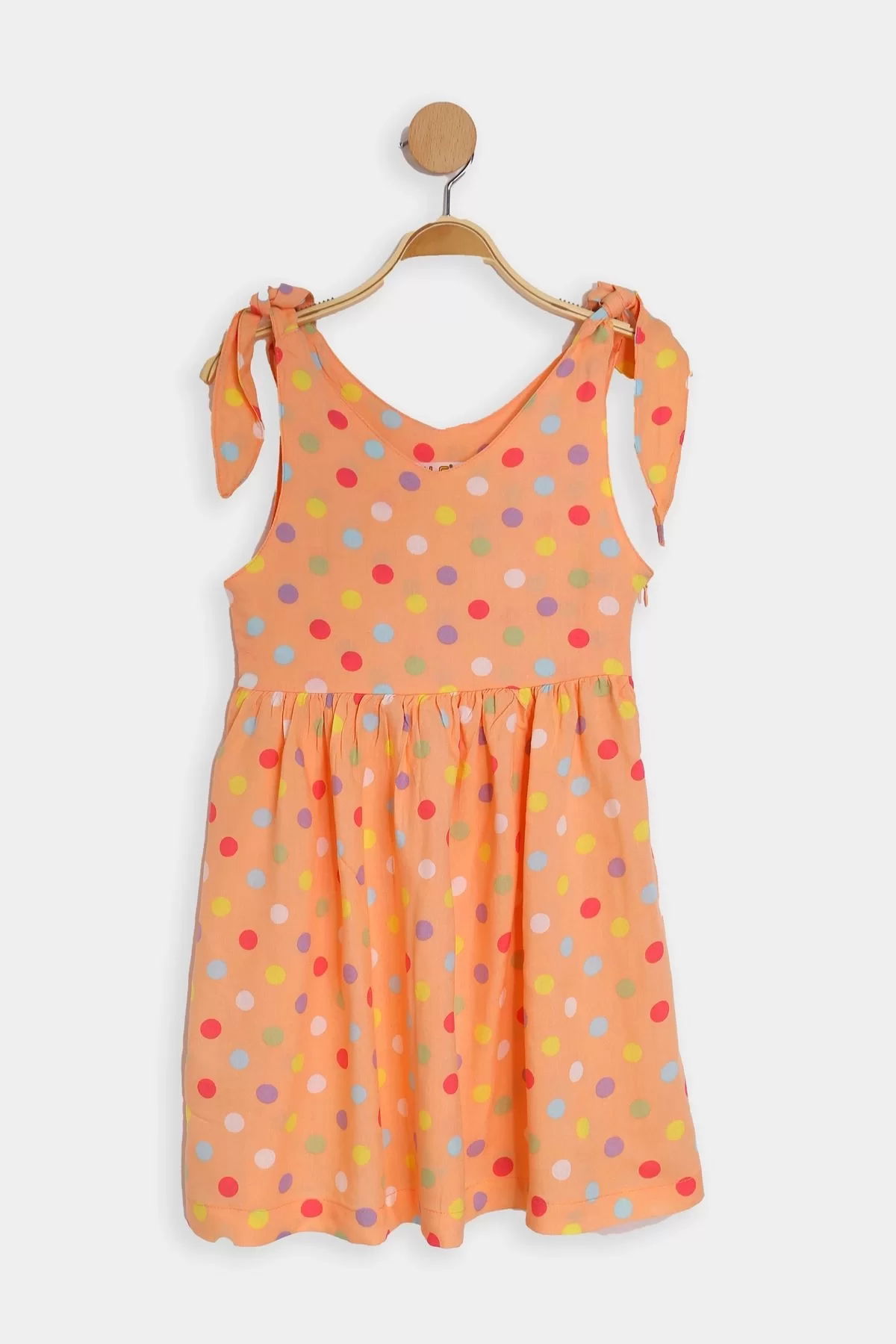 3-7 Years Polka Dot Dress Salmon - 623703.1576.