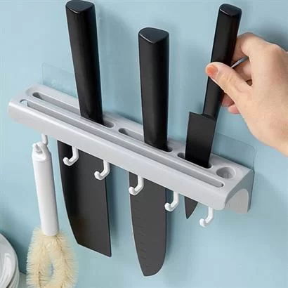 Tufeyo Practical Multiple Knife Rack Kitchen Knife Organizer Organizer Durable Knife Holder