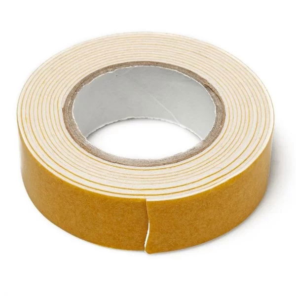 Tufeyo Multipurpose White Double Sided Foam Sponge Mounting Tape Suitable for Use on All Surfaces