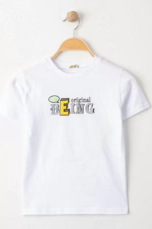 3-7 Years Printed Men's T-Shirt White - 224161.1576.