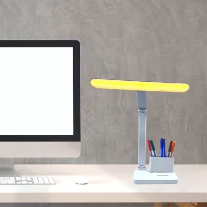 Tufeyo Usb Charging Touch 3 Stage Special Eye Protection Led Lithium Table Lamp with Pen Holder