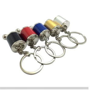 Tufeyo Movable Car Gear Shift Keychain Six Speed Manual Shift Gear Gear Shifter Knob Metal Keychain