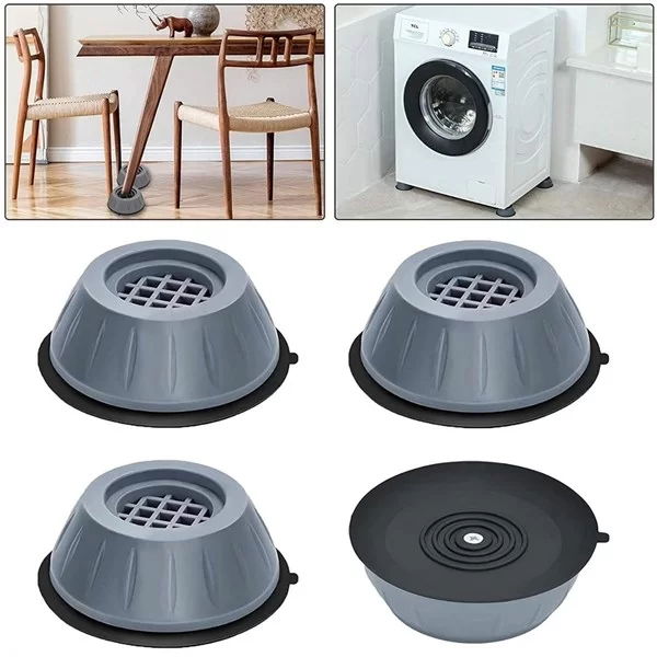 Tufeyo Washing Machine Anti-Shake Vibration Anti-Slip Feet Set of 4