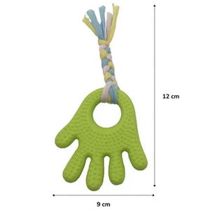 Tufeyo Handrope Hand Shaped Plastic Hand Extension Play Rope 2 Players Dog Toy Interactive