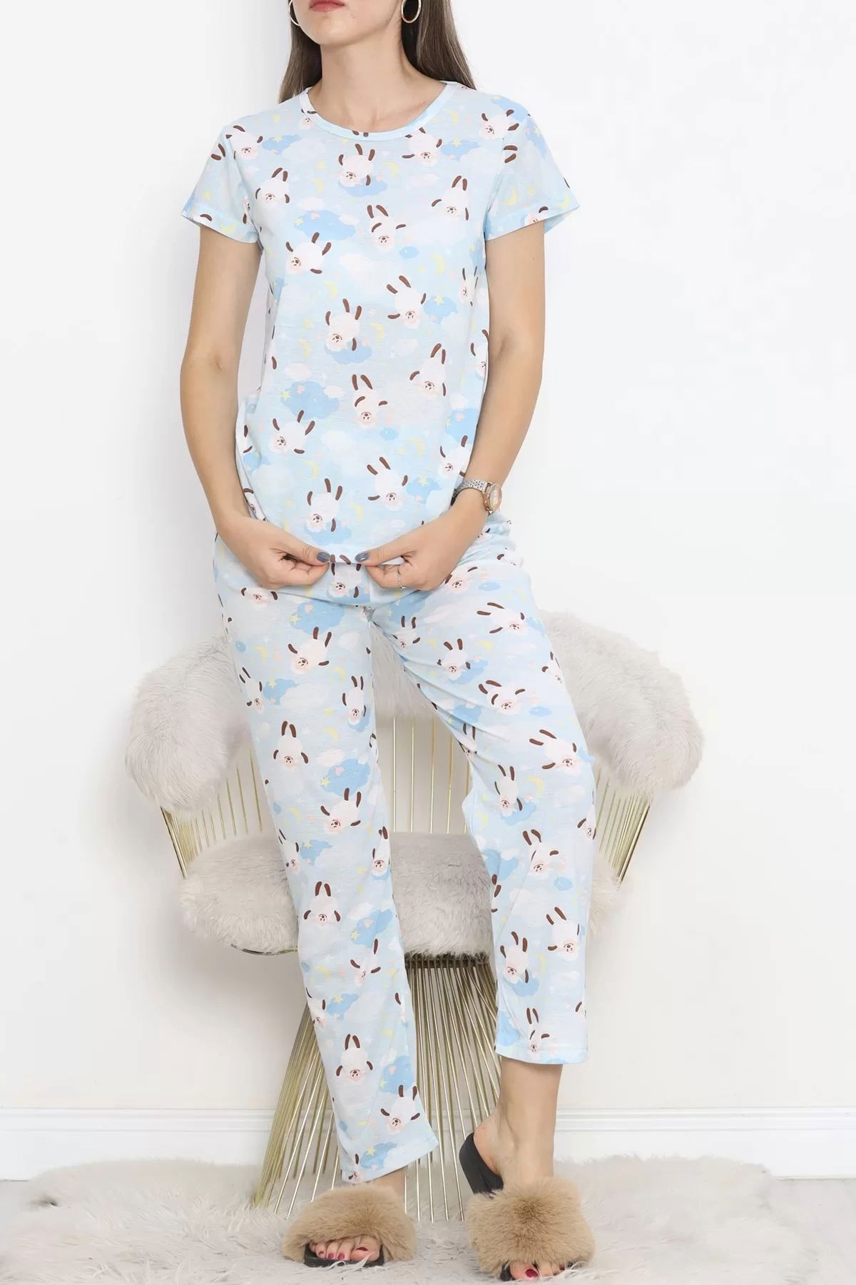 Patterned Pajama Set Bebemavi - 130.1287.