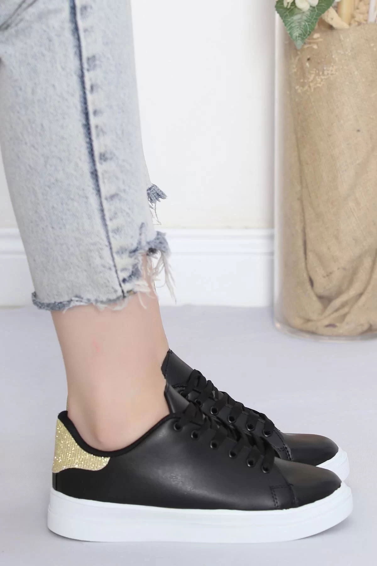 Thick Tbn Casual Shoes Goldblack - 8585.264.