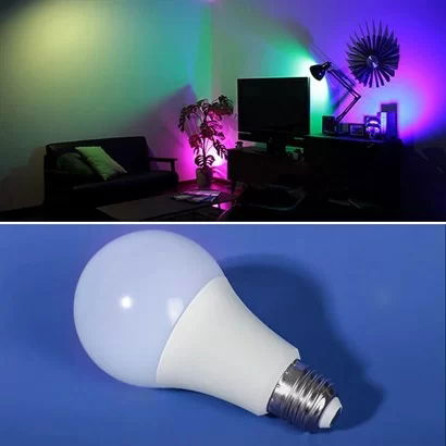 Tufeyo 9w Remote Controlled Led Bulb with 15 Different Color Options