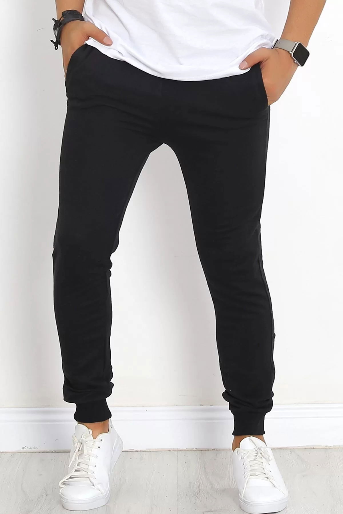 Camisole Leg Men's Sweatpants Black - 16814.1778.