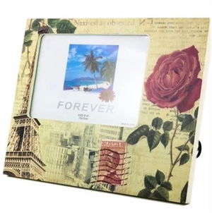 Tufeyo Decotown Decorative Patterned Frame Rose Motif Photo Frame