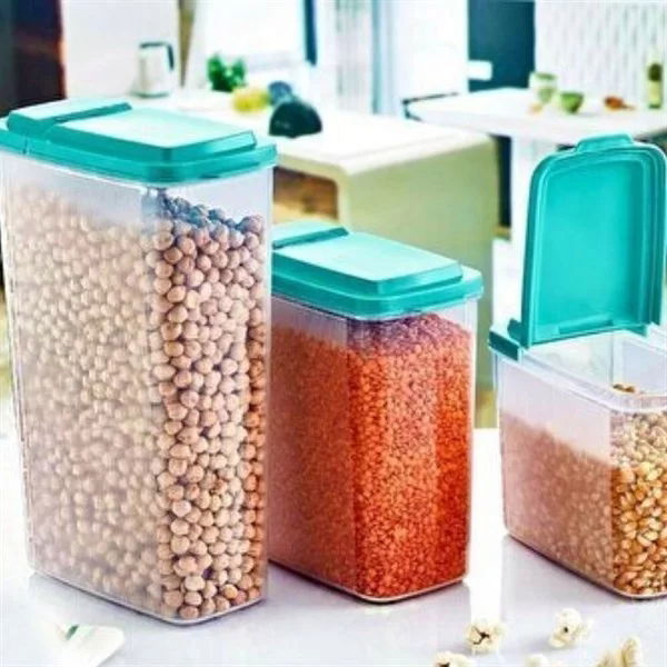 Tufeyo 3-Piece Food Storage Container 2400 X 1700 X 1200 Ml - Ak621