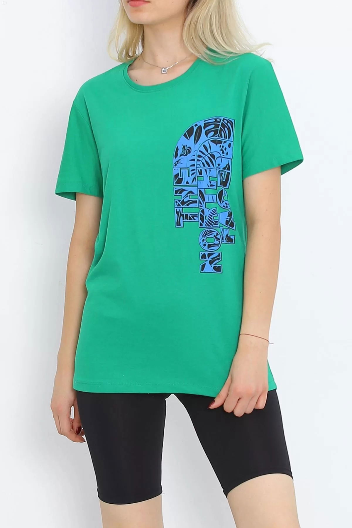 Printed T-shirt Light Green - 17376.1778.