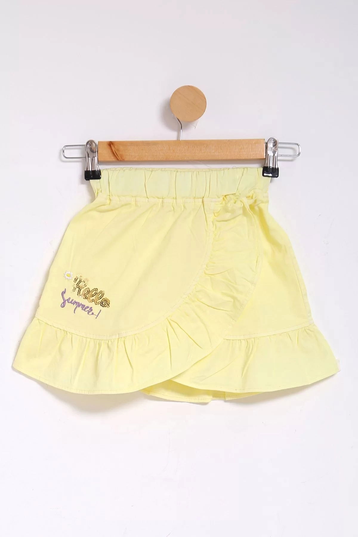 3-7 Years Embroidered Skirt Yellow - 624712.1576.