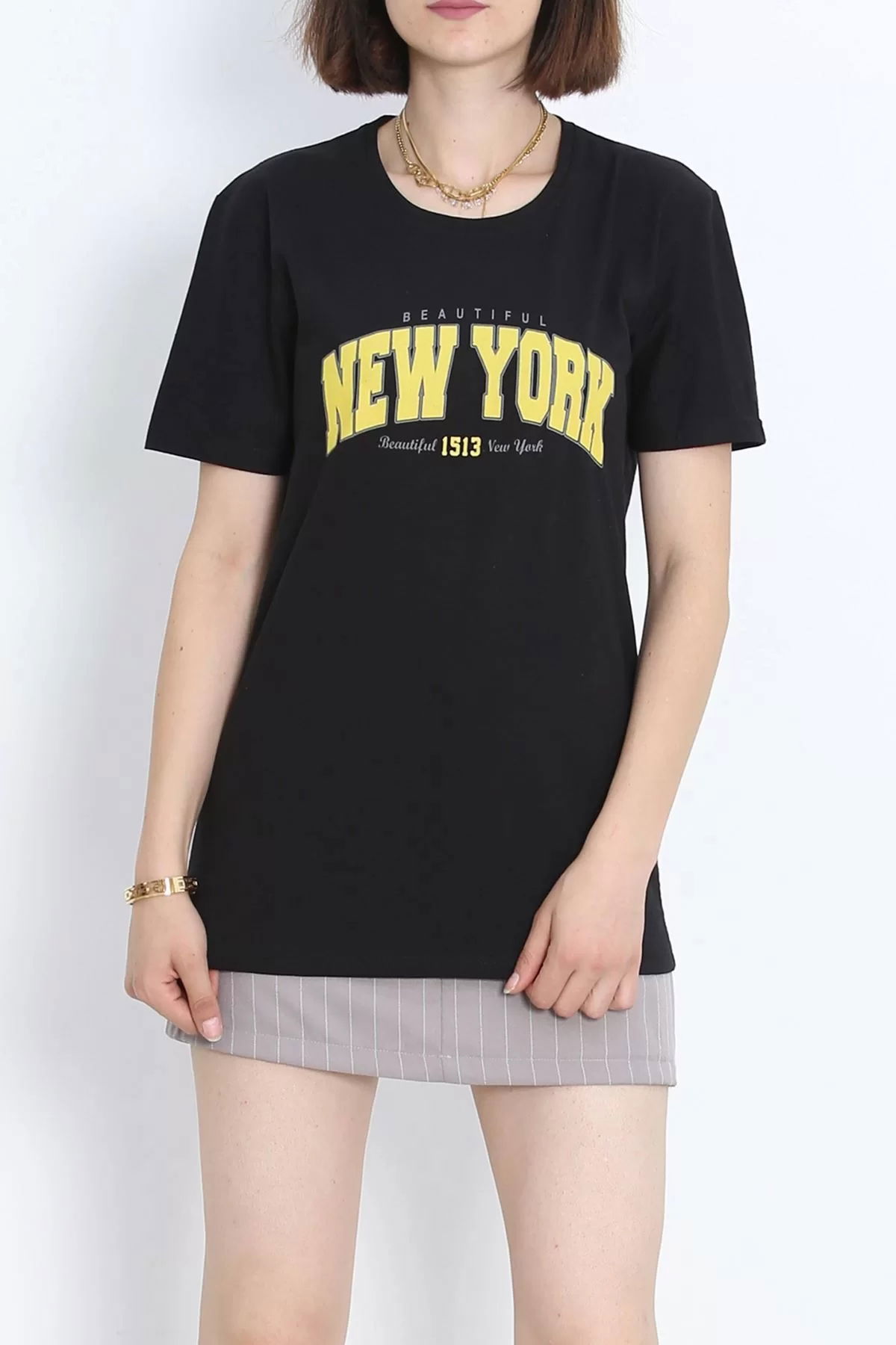 Printed Unisex T-shirt Black - 20408.1778.