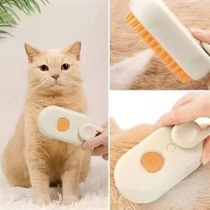 Tufeyo Handle Water Spray Cat Dog Brush Massage Effect Hair Gathering Comb