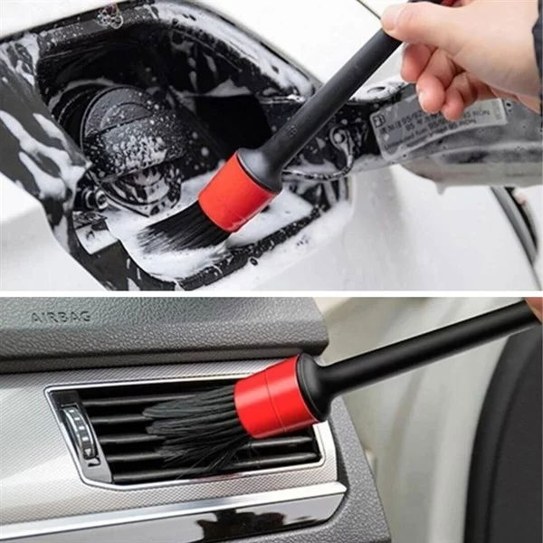 Tufeyo Soft Bristle 5+1 Detailed Car Auto Cleaning Care Brush Set for Interior and Exterior Cleaning