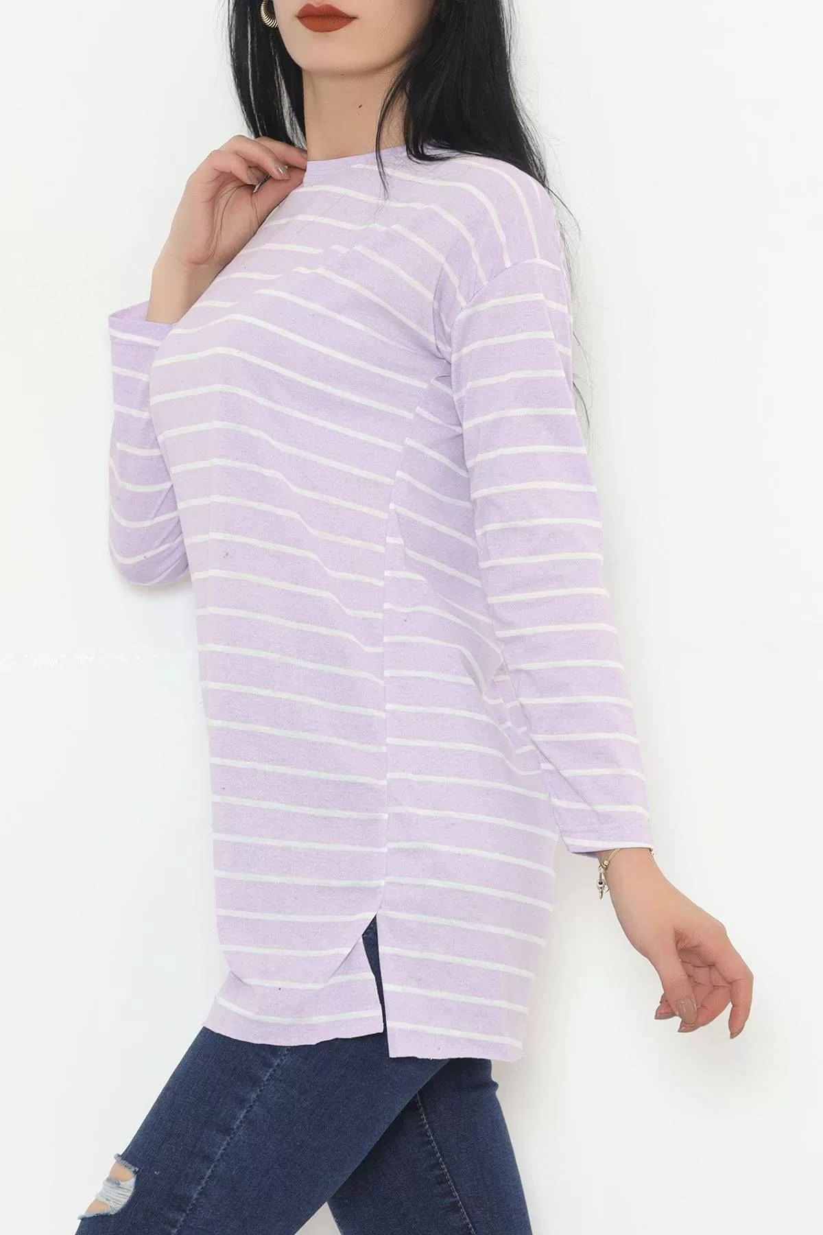 Striped Tunic Lilac - 11313.1567.