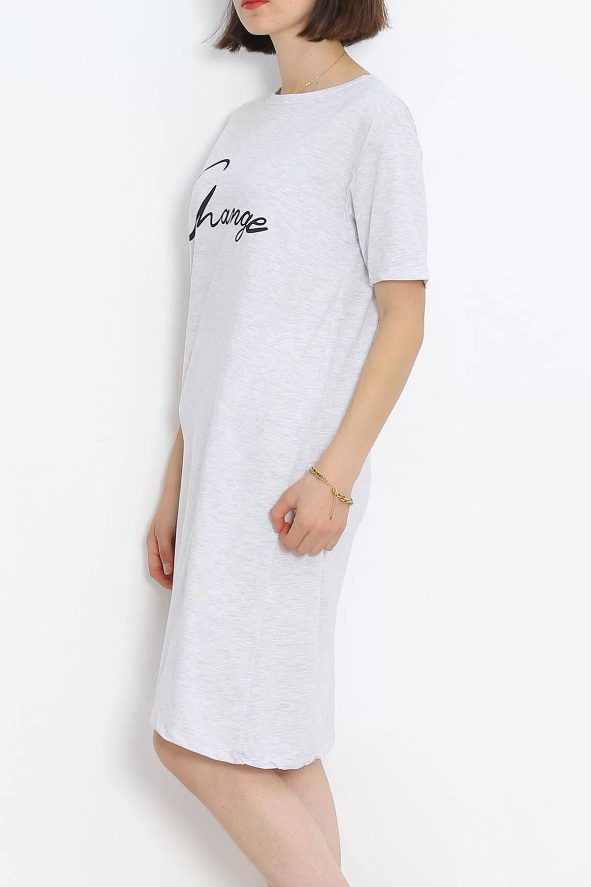 Printed Suprem Dress Gray - 15867.1567.