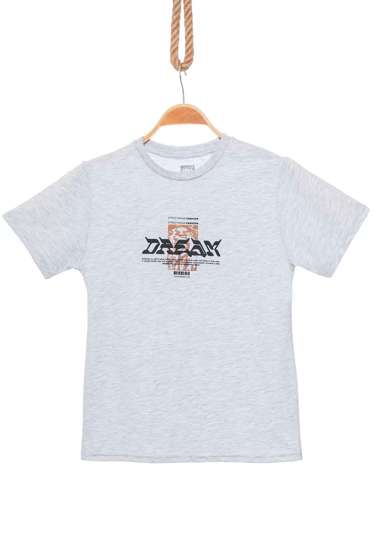 13-16 Years Printed Kids T-Shirt Gray - 424269.1576.