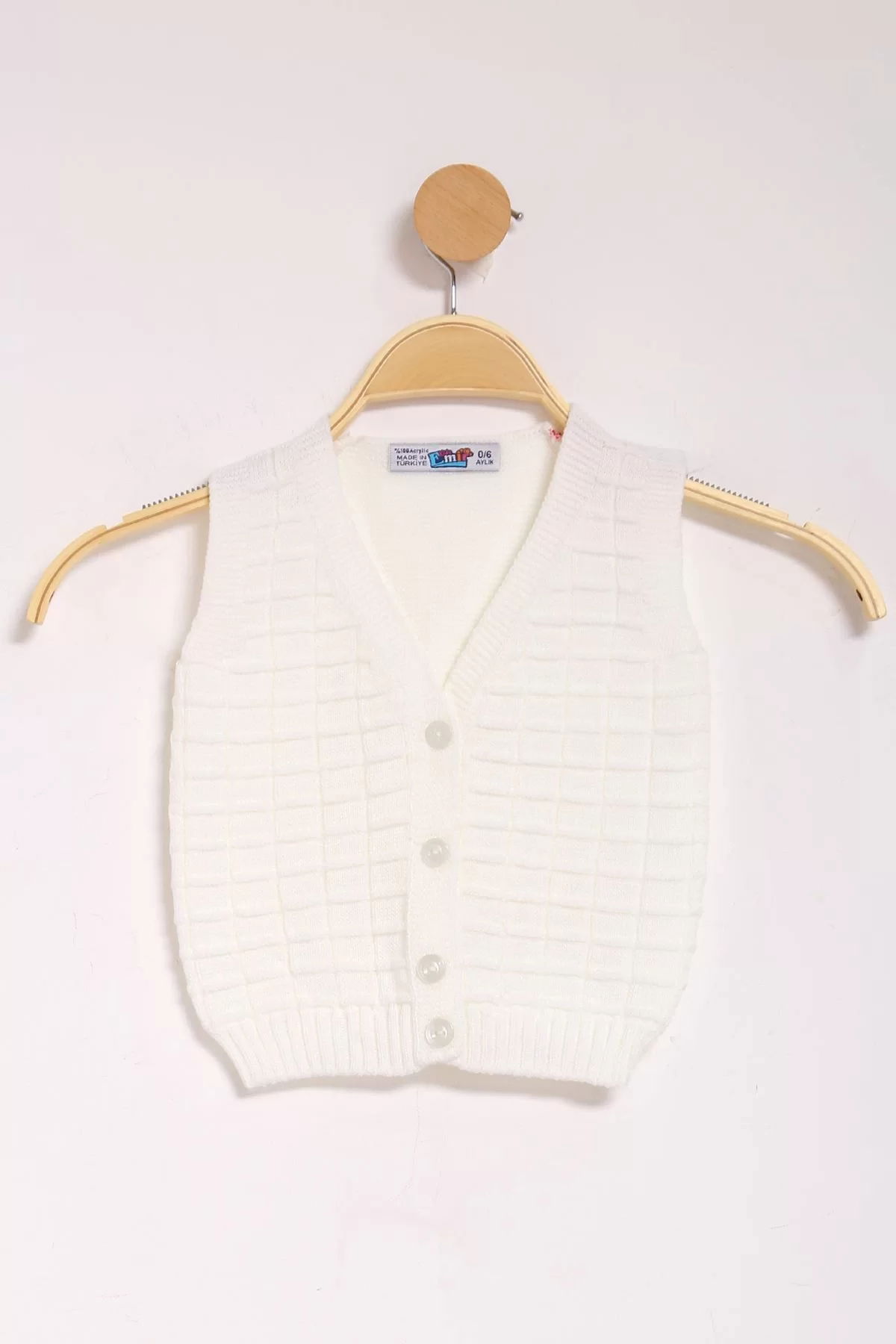 0-6 Months Baby Boy Sweater Ecru - 18576.1766.