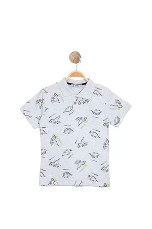 8-12 Years Printed T-Shirt Gray - 324171.1576.