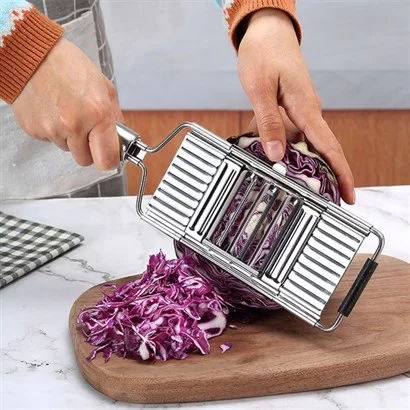 Tufeyo Adjustable 3 Different Heads Grip Vegetable Slicer Cheese Grater Apparatus