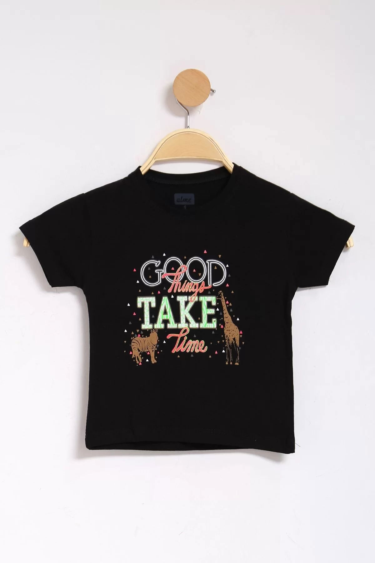 1-4 Years Printed Kids T-Shirt Black - 524103.1576.