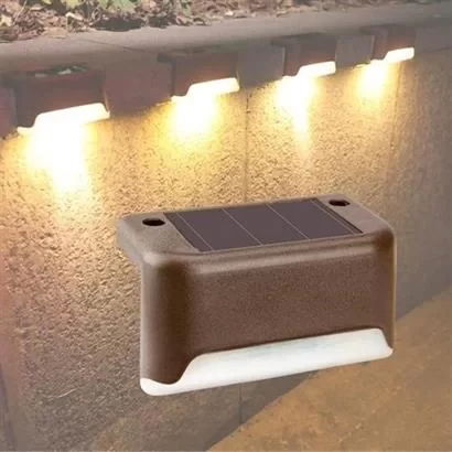 Tufeyo Solar Solar Charging Bracket Stair Patio Garden Pathway Led Lamp Light 4 Pcs