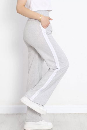 Striped Sweatpants Gray - 18871.1778.