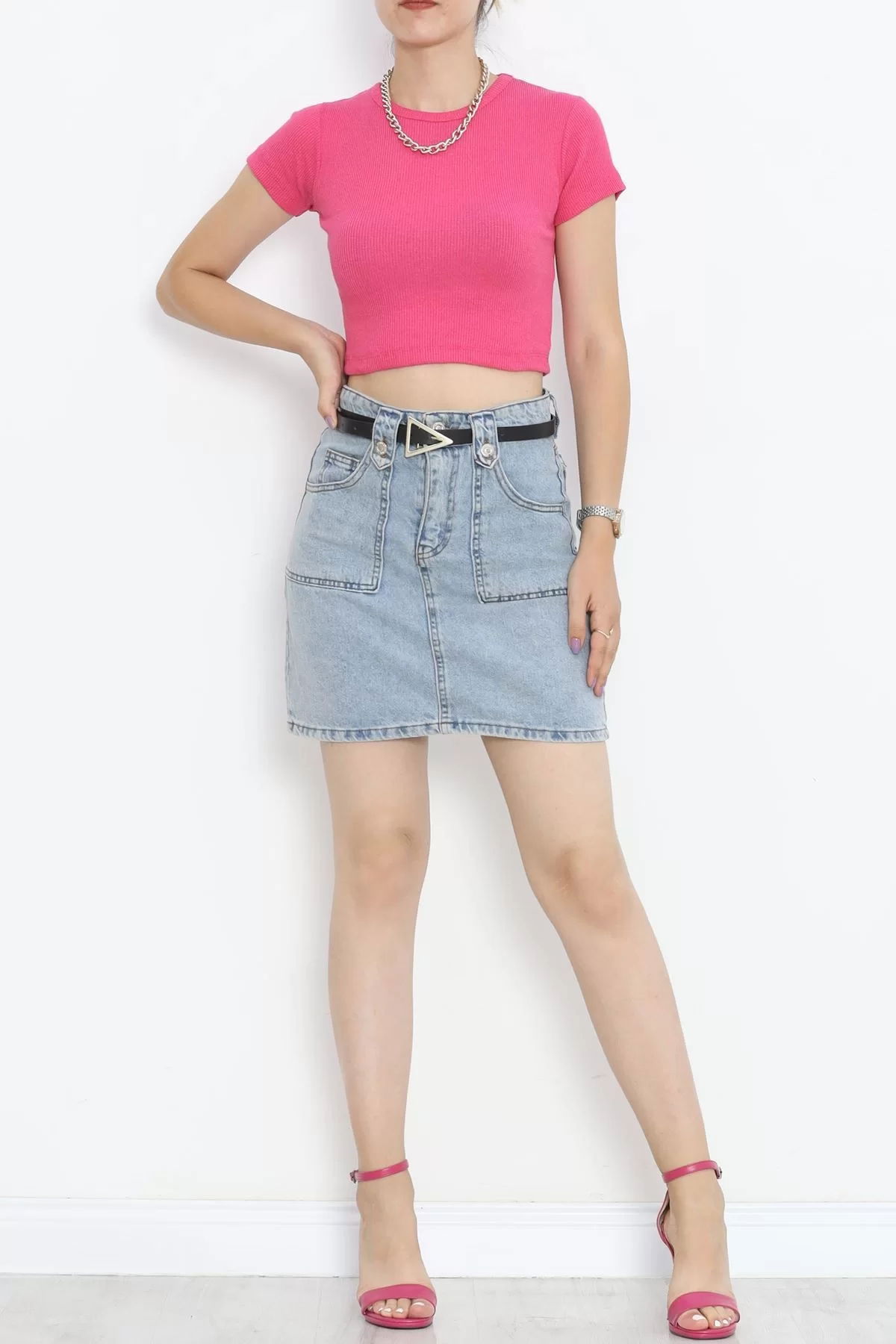 Crew Neck Camisole Body Fuchsia - 18880.1567.