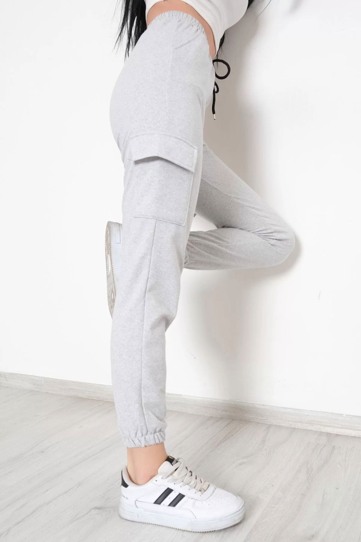 Cargo Pocket Sweatpants Gray1 - 9238.1250.