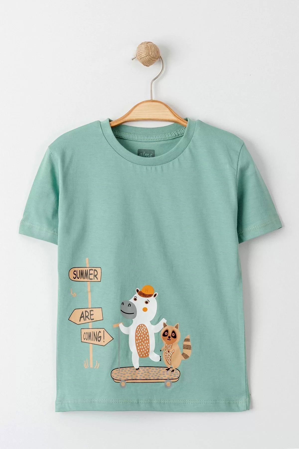 1-4 Years Printed Kids T-Shirt Mint - 124029.1576.