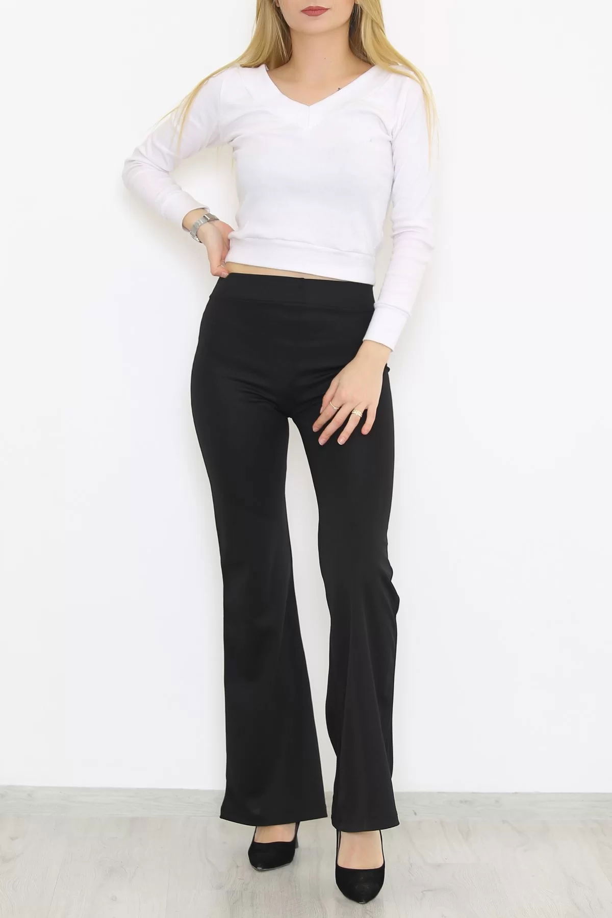 Flared Leggings Black - 8635.1567.