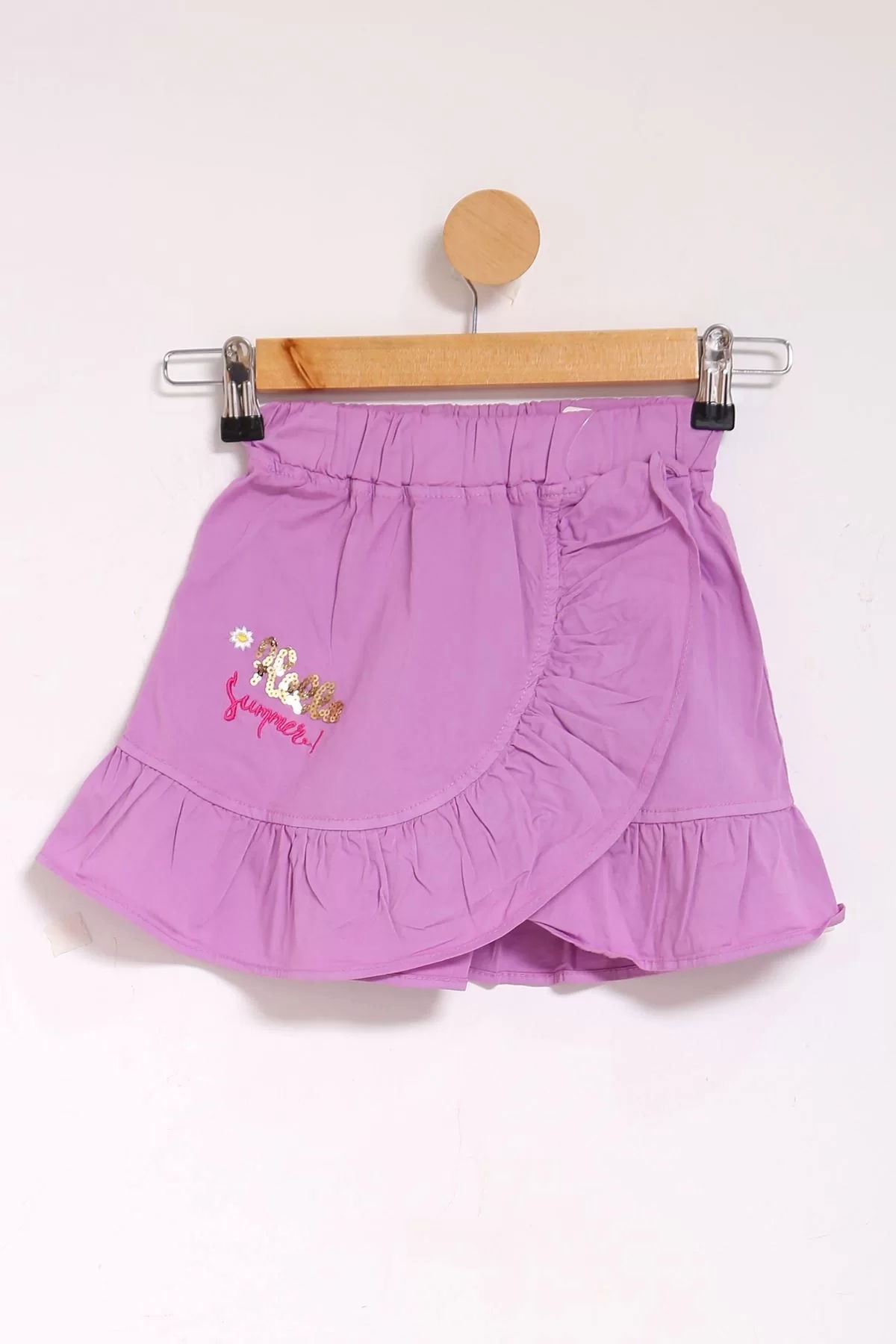 3-7 Years Embroidered Skirt Purple - 624712.1576.