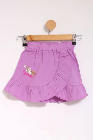 3-7 Years Embroidered Skirt Purple - 624712.1576.