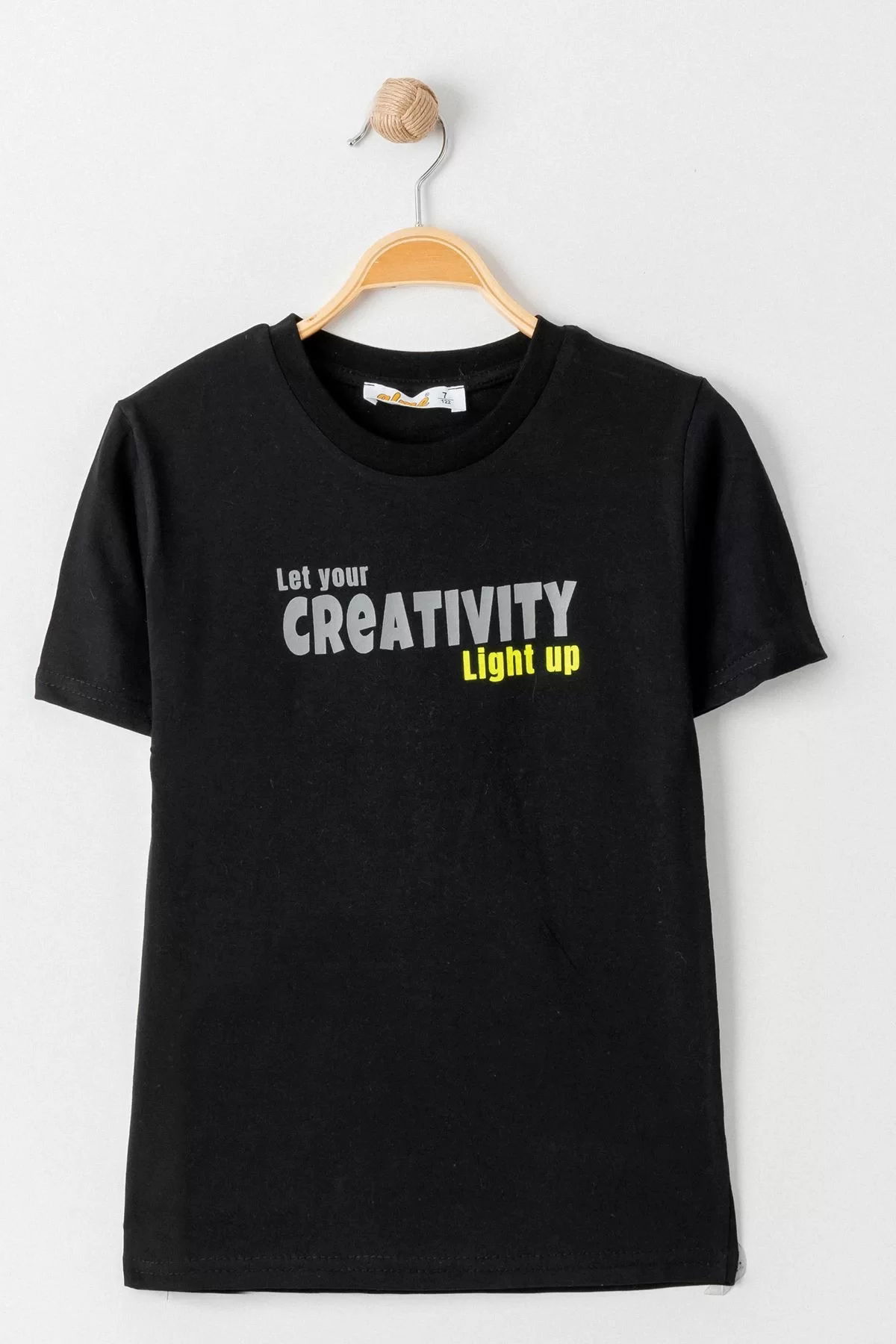 3-7 Years Printed Men's T-Shirt Black - 224132.1576.