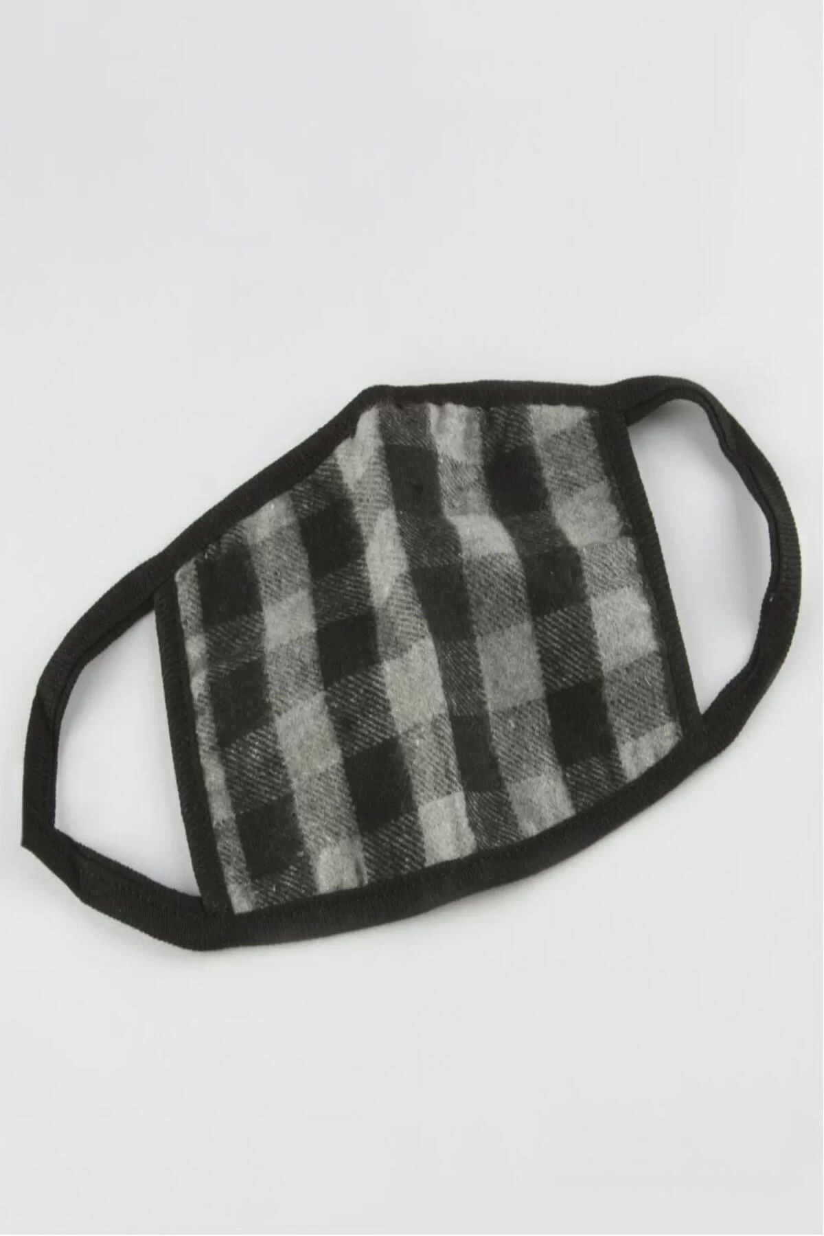 3-Ply Washable Plaid Patterned Teen Mask