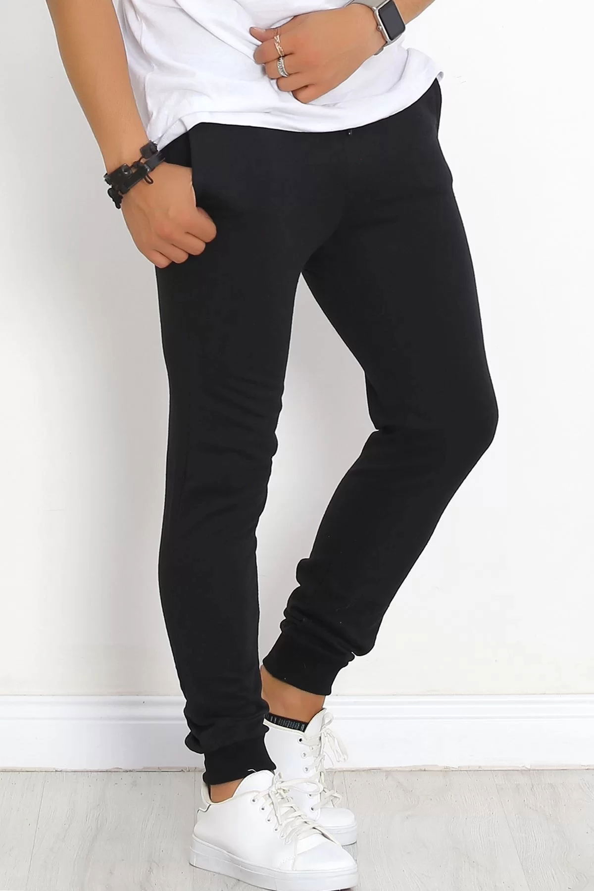 Camisole Leg Men's Sweatpants Black - 16814.1778.