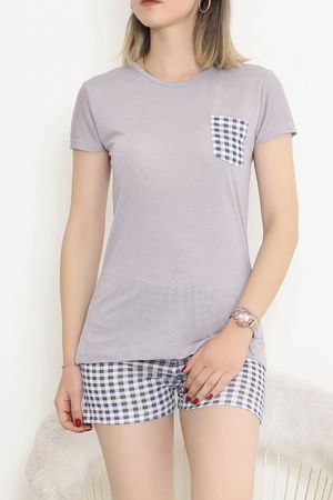 Polyviscose Shorts Short Sleeve Suit Laciekru - 875.1287.