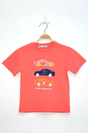 1-4 Years Embroidered Kids T-Shirt Pomegranate Blossom - 124409.1576.